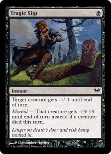 tragic slip