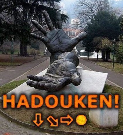 hadouken-statue